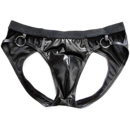 Men's Faux Leather Jockstrap String - Erotic and Bold Style