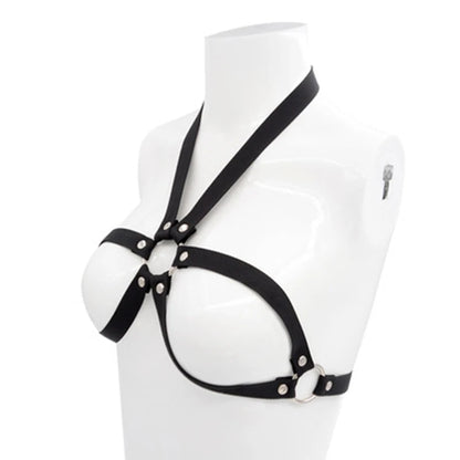 Sexy Faux Leather Harness - Elegance and Sensuality