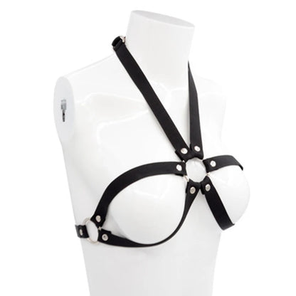 Sexy Faux Leather Harness - Elegance and Sensuality