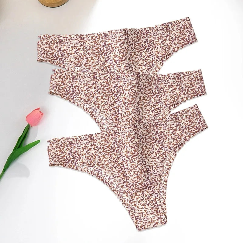 Pack of 3 Animal Print Thongs – Comfort and Wild Style