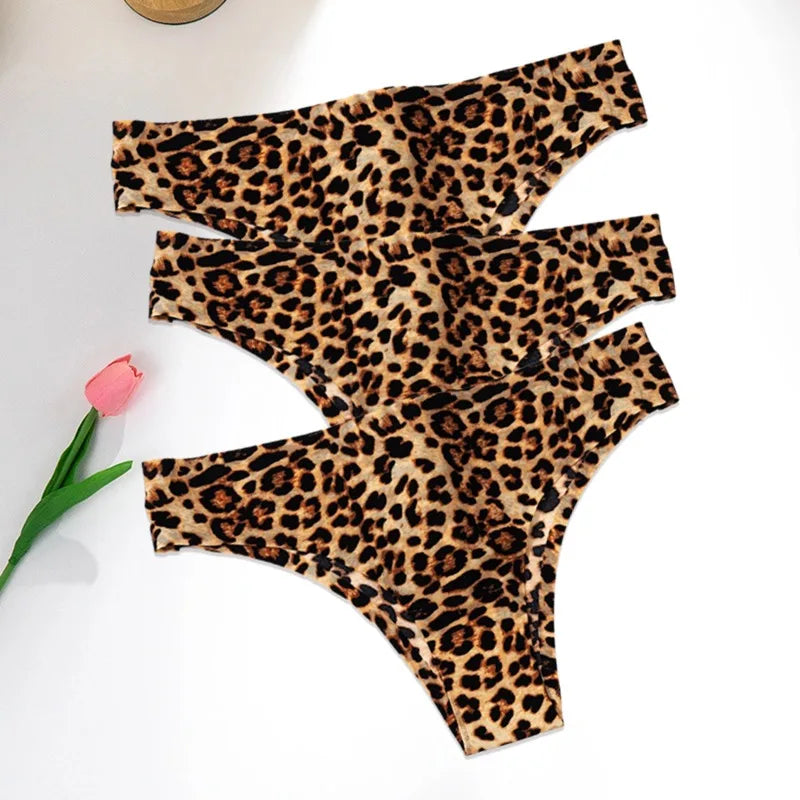 Pack of 3 Animal Print Thongs – Comfort and Wild Style