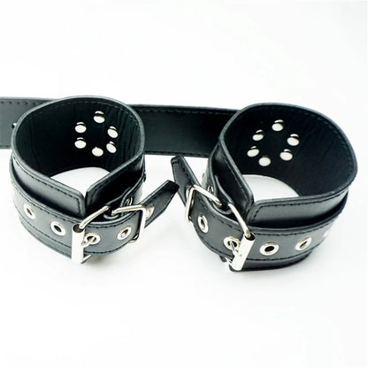 BDSM Restraint Harness with Handcuffs and Mask - Sensual and Captivating Experience