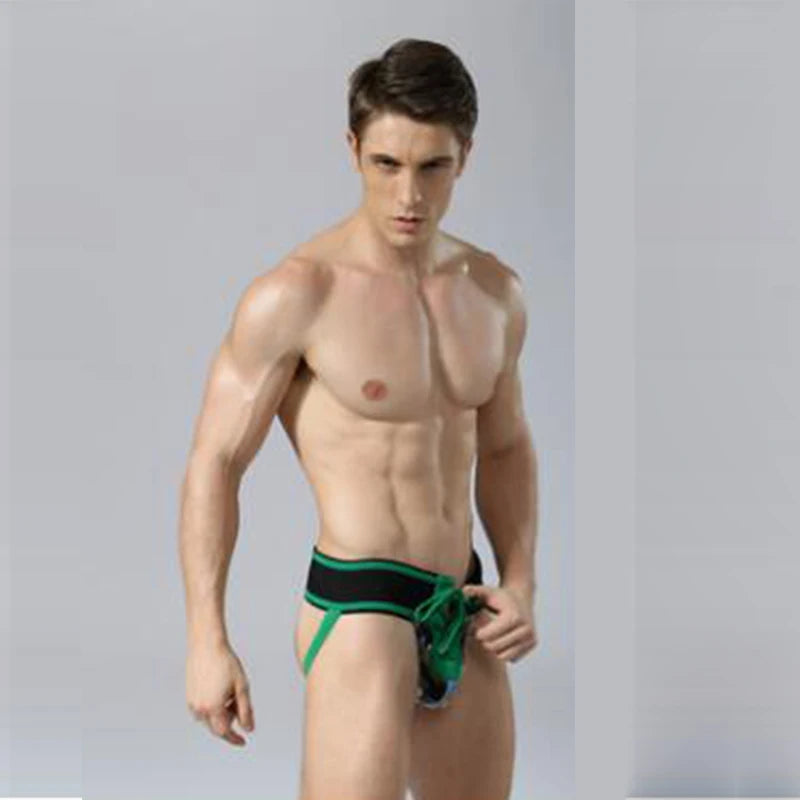 Jockstrap Homme avec Laçage – Disponible en 6 Couleurs