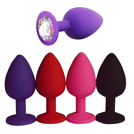 Kit de Plugs Anal en Silicone – 3 Formes pour un Plaisir Sur-Mesure