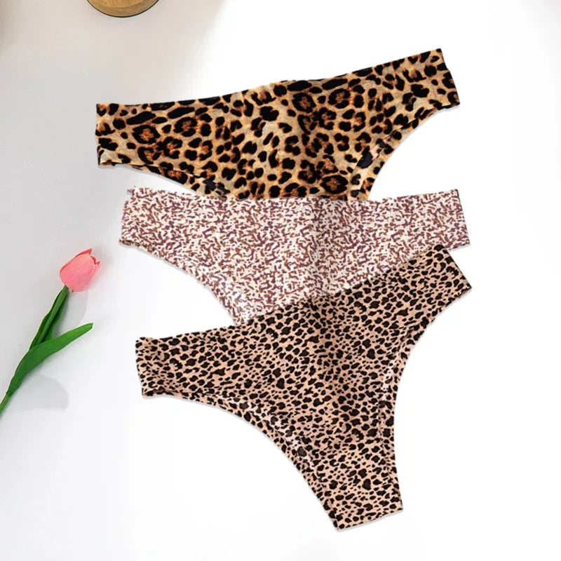 Pack of 3 Animal Print Thongs – Comfort and Wild Style