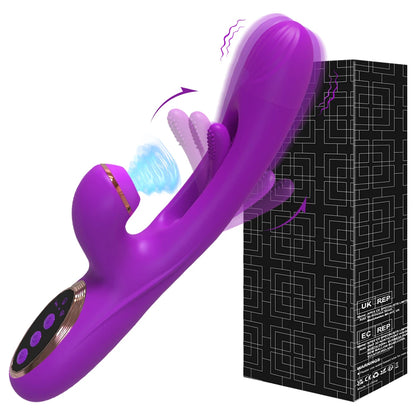 Triple Action Stimulator – Vibrator, Suction &amp; Movements