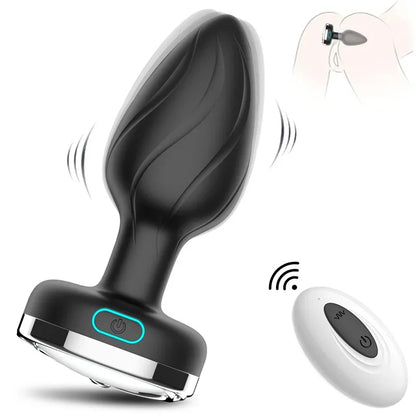 Vibrating &amp; Luminous Anal Plug – Intense Stimulation and Unique Visual Effect