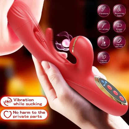 Triple Action Stimulator – Vibrator, Suction &amp; Movements