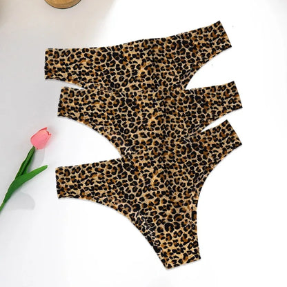 Pack of 3 Animal Print Thongs – Comfort and Wild Style