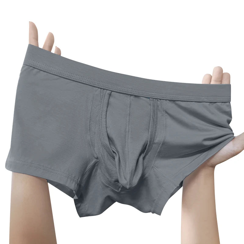 Ultra-Comfortable Men's Boxer Shorts with Ergonomic Pouch