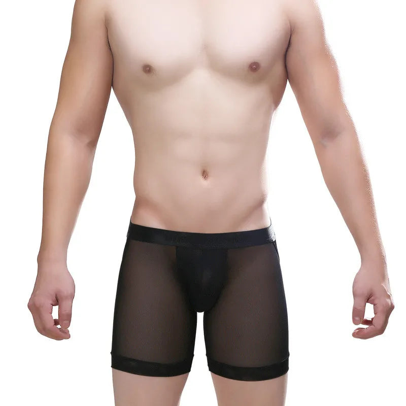 Sexy &amp; Bold Men's Boxer Shorts – Transparent and Low-Cut