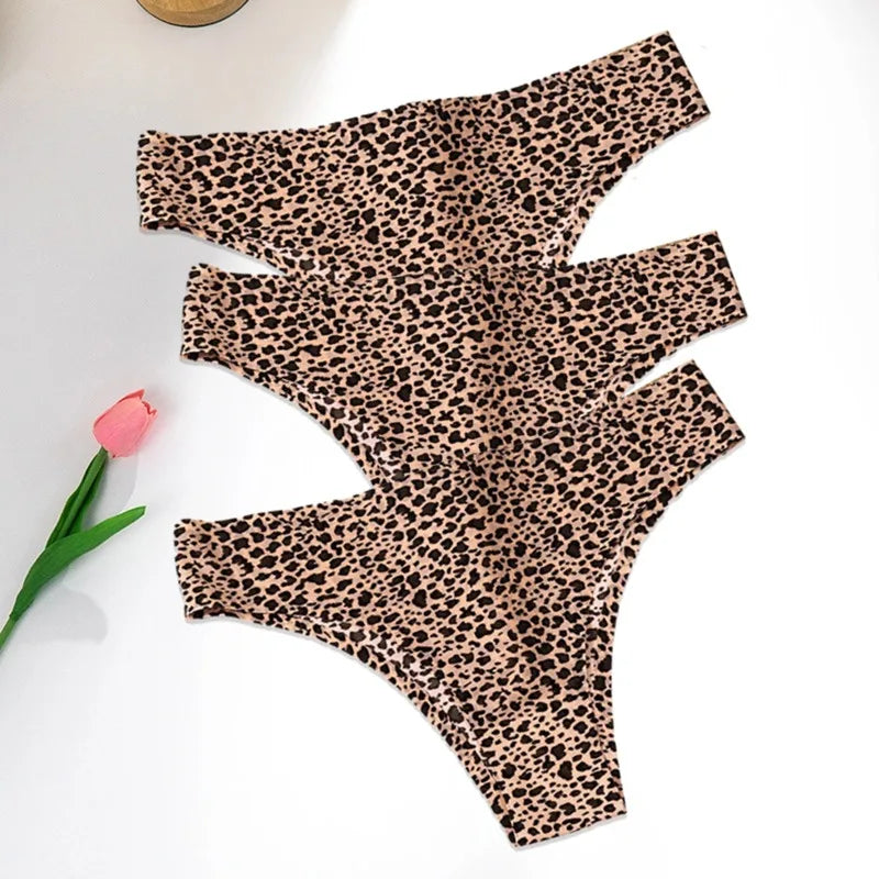 Pack of 3 Animal Print Thongs – Comfort and Wild Style