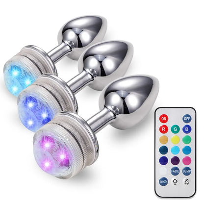 Anal Plug with LED - Elegance and Luminous Pleasure