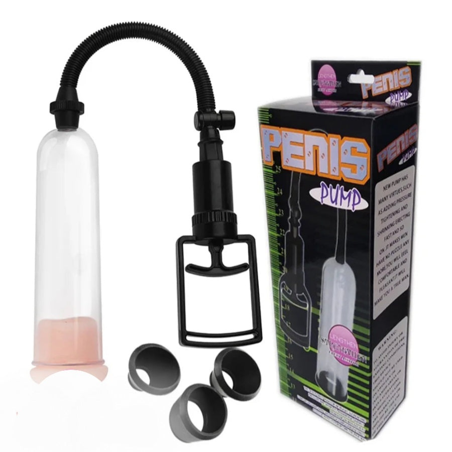 Penis Pump with Pressure Gauge and Stimulating Sleeve – For Maximized Erection and Intense Pleasure