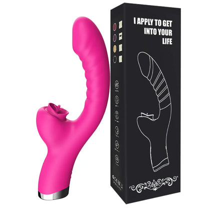 Vibrator designed for intense double stimulation.