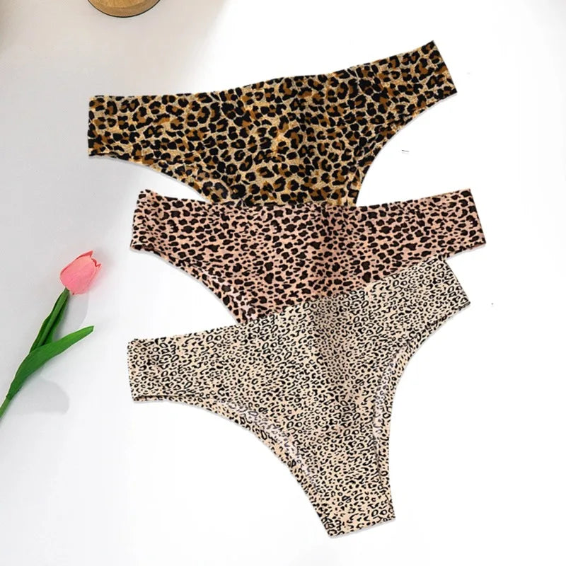 Pack of 3 Animal Print Thongs – Comfort and Wild Style