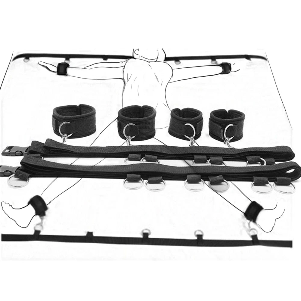 Bed Restraint Kit - Full Body Bondage Harness