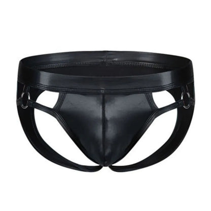 String Jockstrap en Similicuir pour Homme – Style Érotique et Audacieux